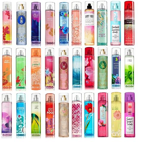 bath body works scents list